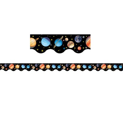 Teacher Created Resources Solar System Scalloped Border Trim, 35 Feet (Pack of 6)