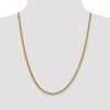 Black Bow Jewelry 4.3mm, 14k Yellow Gold Hollow Wheat Chain Necklace - 2 of 4
