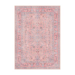 Ruggable Washable Bridgerton Debutante's Dream Rug Rose - 1 of 4