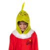 Seven Times Six The Grinch Union Suit Big Kids Santa Claus Costume Kigurumi Hooded Pajama - 2 of 4