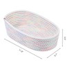 REGALWOVEN Odorless Cotton Rope Handcrafted Compact Multiple Use Open Storage Bins 3 Packs - 3 of 4
