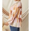 Women's Abstract V-Neck Top - entro - 2 of 4