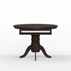 Glenwillow Home Single Pedestal Butterfly Leaf Dining Table with Self-Storing Leaf - image 4 of 4