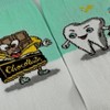 Chocolate vs. Toothbrush Socks from the Sock Panda (Tween Sizes, Small) - 3 of 4