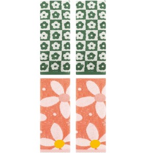 REGALWOVEN 4 Pcs Cotton Soft Absorbent Decorative Bathroom Hand Towel - 1 of 4