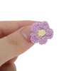 Unique Bargains Yarn Flower Shoelace Charms 1 Pair - 3 of 4
