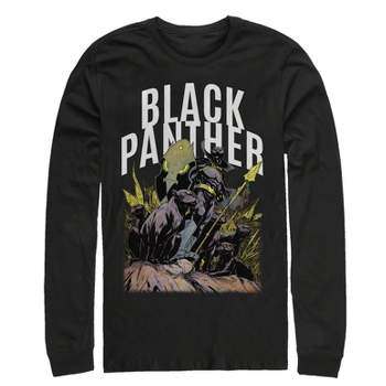 Men's Marvel Black Panther Army Long Sleeve Shirt