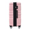 3-Piece Lightweight ABS Luggage Set with TSA Lock, Expandable Design & -Resistant Finish – 20", 24", 28" Travel Suitcases - 2 of 4