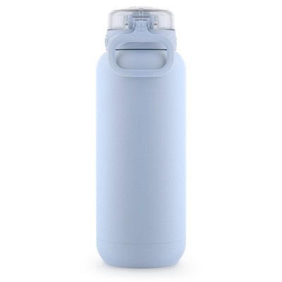 Ello Cooper 32oz Stainless Steel Water Bottle - Light Blue: BPA-Free, Reusable, Hand Wash, Cold Beverages, All Ages MISSING STRAW