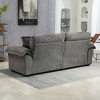 Sapphtopaz 84" Chenille Couches for Living Room 2-Seater Deep Seat Loveseat Comfy Sofa Couch with 2 Throw Pillows Cloud Couch Bed for Bedroom - 4 of 4