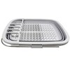 SAMMART 8L (2.11Gallon) Collapsible Dish Drainer - Foldable Drying Rack with Expandable Handle - 3 of 4