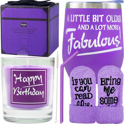 Verymerrymakering 60th Birthday Tumbler Gifts For Women - Purple : Target