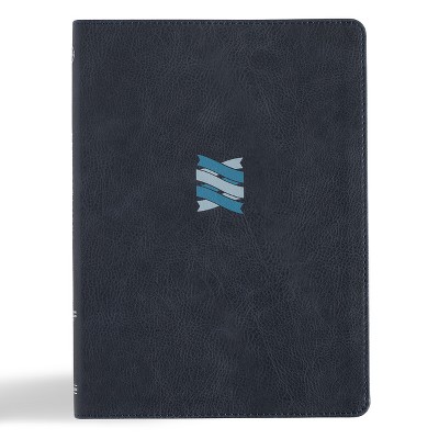 CSB Connecting Scripture New Testament, Slate Leathertouch - by  Csb Bibles by Holman (Leather Bound)