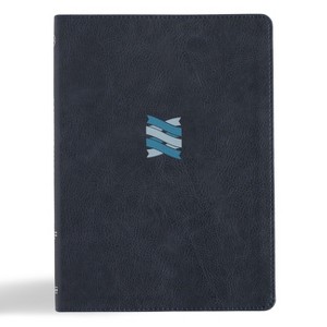 CSB Connecting Scripture New Testament, Slate Leathertouch - by  Csb Bibles by Holman (Leather Bound) - 1 of 1