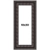 PosterPalooza | Panoramic 3.5" Wide Ornate Black Frame - UV Acrylic, Foam Board Backing, Hanging Hardware - 2 of 4
