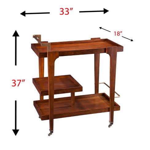 Zhori Midcentury Modern Bar Cart - Holly & Martin