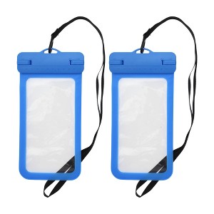 Unique Bargains Wide Side Mobile Waterproof Bag 4.92"x9.65" 2 Pcs - 1 of 4