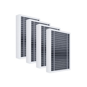 Nispira True HEPA Filter Replacement Compatible with Filtrete F2 Odor Air Purifier FAP-C02-F2 FAP-T03-F2. Compared to part F2 FAPF-F2-O, 4 Packs - 1 of 4