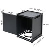 GDFStudio Lecanto Outdoor Iron Propane Tank Cover - 3 of 4