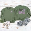 Simply Sage Market Women's Graphic Sweatshirt Purple 100% That Witch Front and Back - 3 of 4