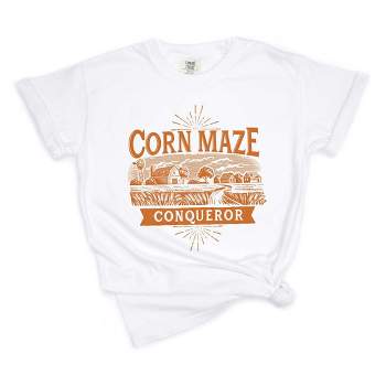 Simply Sage Market Women's Corn Maze Conqueror  Short Sleeve Garment Dyed Tee