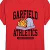 Women's - Garfield - Athletics Couch Potato Division Oversized Graphic T-Shirt - 2 of 4