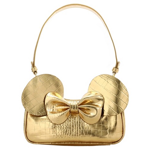 Disney Minnie Mouse Gold Metallic Mini Handbag Target