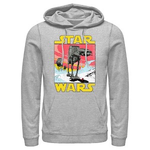 Men's Star Wars: The Empire Strikes Back AT-AT Scene Pull Over Hoodie - 1 of 4