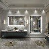 Apmir Super Bright Front & Back LED Lighted Anti-Fog Aluminum Alloy Framed Tempered Glass Bathroom/Vanity Mirror with ETL & 3-Year Warranty - 3 of 4