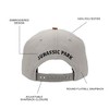 Jurassic Park Logo Woven Patch White Snapback Hat - 4 of 4