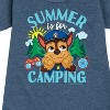 - Paw Patrol - Summer Is For Camping Graphic Short Sleeve Fleece Dress - 2 of 4