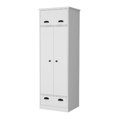 NicBex Armoire Wardrobe Closet Storage Cabinet with Double Doors for Bedroom