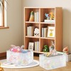 Aoibox Clear Collapsible Storage Baskets with Handles for Shelves Closet Organizers Decorative Plastic Bins 6 Pack - 4 of 4