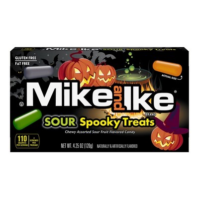 Mike and Ike Sour Spooky Treats Chewy Candy Theater Box 4.25 oz