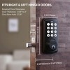 ZACHVO Keyless Entry Deadbolt Lock, Electric Door Locks with Keypads and Emergency Charging Port, Oil Rubbed Bronze - 2 of 4
