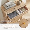 SinCiDo Drawer Dresser, Tall Chest of Drawers, Beveled Profile Design, Mid-Century Modern Wood Drawer for Bedroom, Living Room - 3 of 4