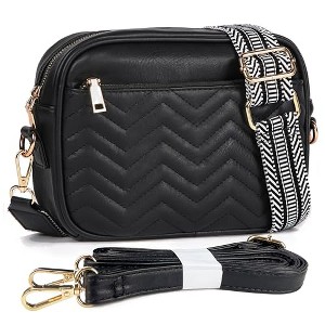 Generic Quilted Crossbody Bags Purses Handbags Small Vegan Leather Shoulder Bag - 1 of 4