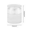 Unique Bargains Frosted Glass Dispensing Bottle for Bathroom 0.7oz 3 Pcs - 4 of 4