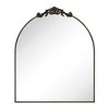 TEHOME Luna Arched Stainless Steel Framed Orante Mirror Wall Mounted Bathroom Vanity Mirror - 2 of 4