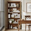Tribesigns 70.9"Wooden Bookshelf, 5-Shelf Bookshelves for Living Room, Bedroom, Kitchen, Home Office, Vintage Openwork Design, Rustic Brown - 4 of 4