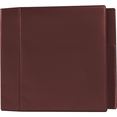 5" Staples Heavy-Duty Binder with D-Rings Maroon 976059