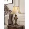 Cal Lighting 100W Cavan Aluminum Casted Table Lamp With Softback Faux Silk Shade - 3 of 3