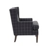 VYNXARIA Farmhouse style accent armchair in Gray upholstery - 4 of 4