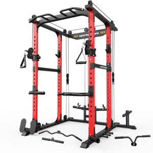 Sportsroyals 1600LB Power Rack with Adjustable Cable Crossover - 1 of 4