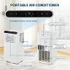 Portable Air Conditioner, 10000 BTU Air Conditioner Cool Up to 550 Sq.Ft, 3-in-1 AC Unit, Window Installation Kit & Remote Control,LED Display - 4 of 4