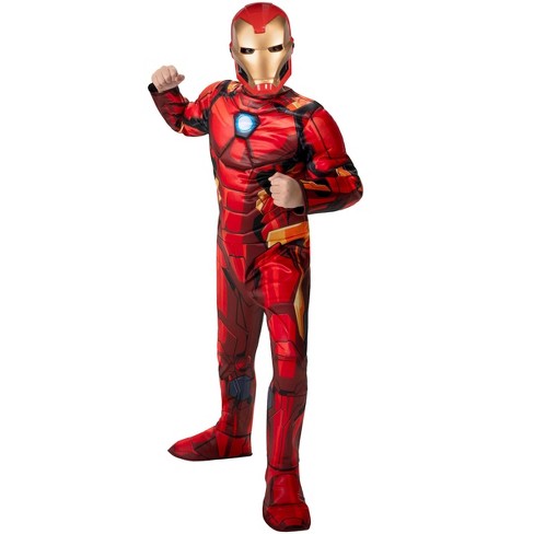 Men's Marvel Halloween My Iron Man Costume T-shirt - Red - 3x Large : Target