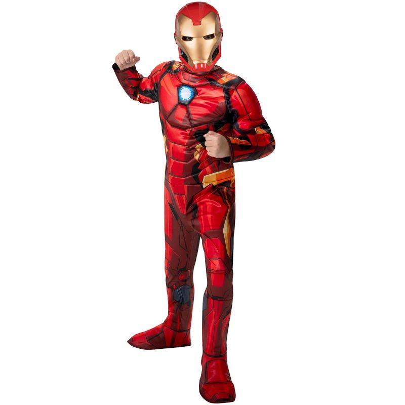 HalloweenCostumes.com Iron Man Costume for Boys., 1 of 6