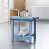Sonkuki HIPS Waterproof Shower Benches for Inside with Shower Head Holder for Spa, Bath, Shaving Legs - 2 of 4
