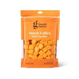 Mild Cheddar Cheese Cubes - 8oz - Good & Gather™ - 1 of 2