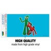 Gumby Pokey Best Friends Clay Art Automotive Bumper Sticker - 3 of 4